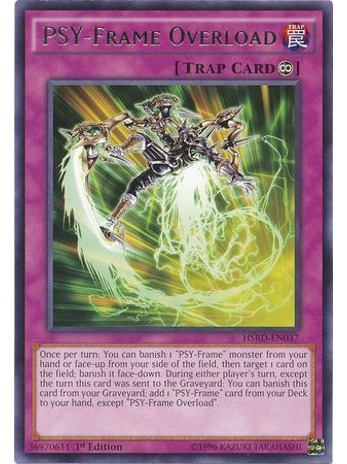 PSY-Frame Overload - HSRD-EN037 - Rare 1st Edition 1