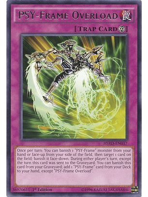PSY-Frame Overload - HSRD-EN037 - Rare 1st Edition