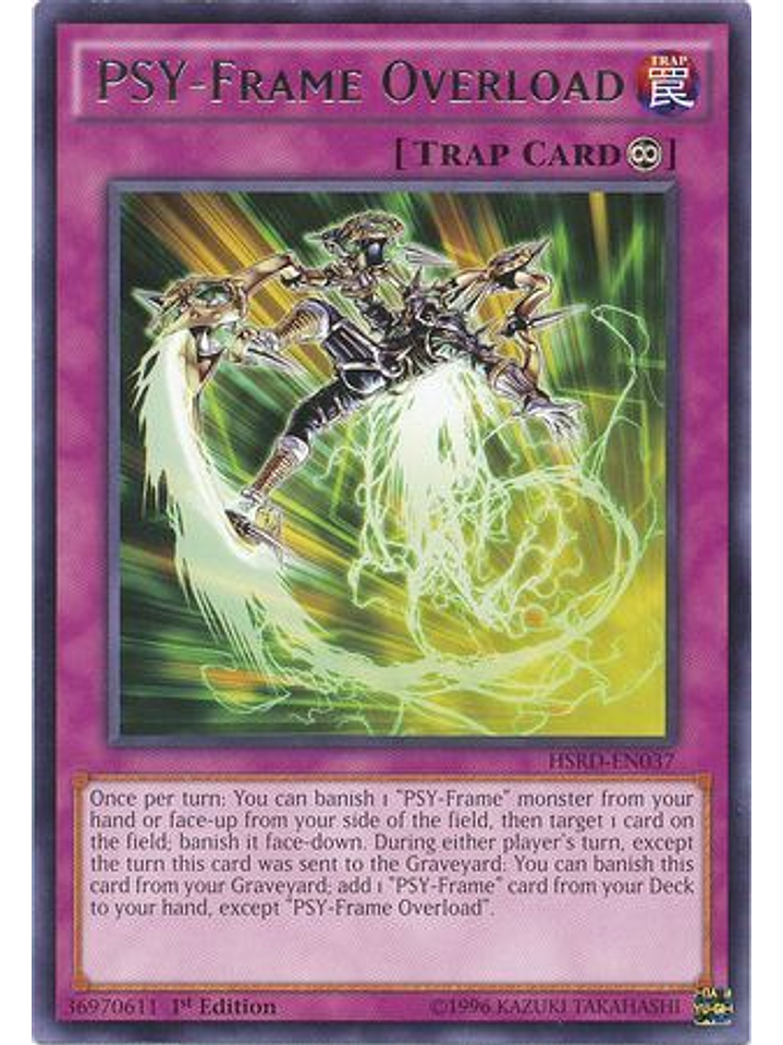 PSY-Frame Overload - HSRD-EN037 - Rare 1st Edition 1
