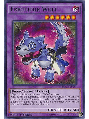 Frightfur Wolf - NECH-EN047 - Rare 1st Edition