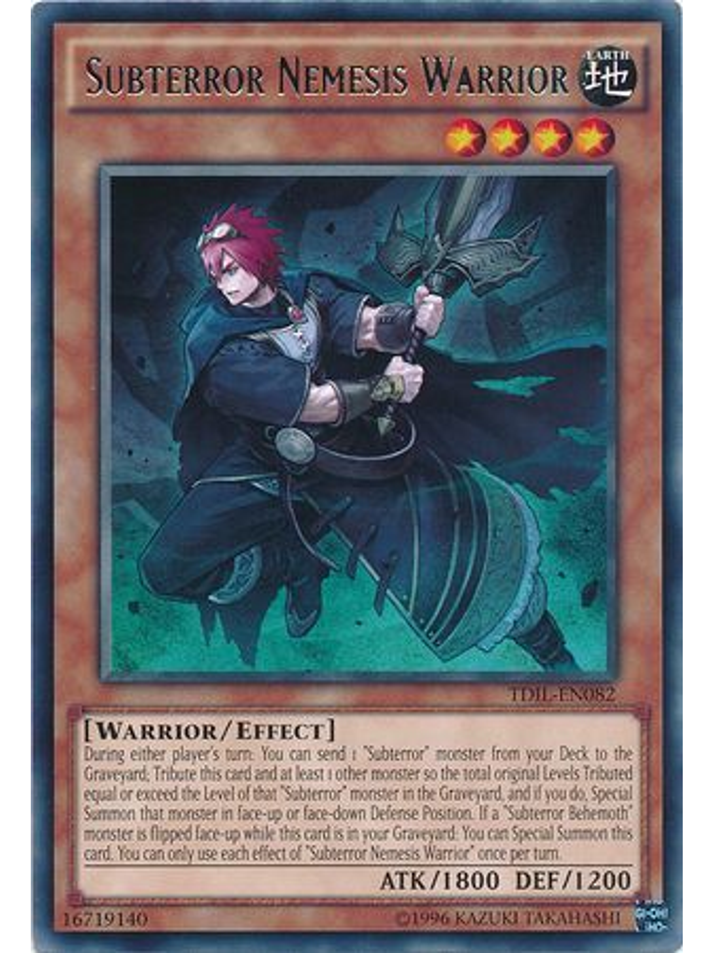 Subterror Nemesis Warrior - TDIL-EN082 - Rare Unlimited 1