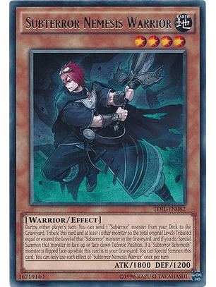 Subterror Nemesis Warrior - TDIL-EN082 - Rare Unlimited