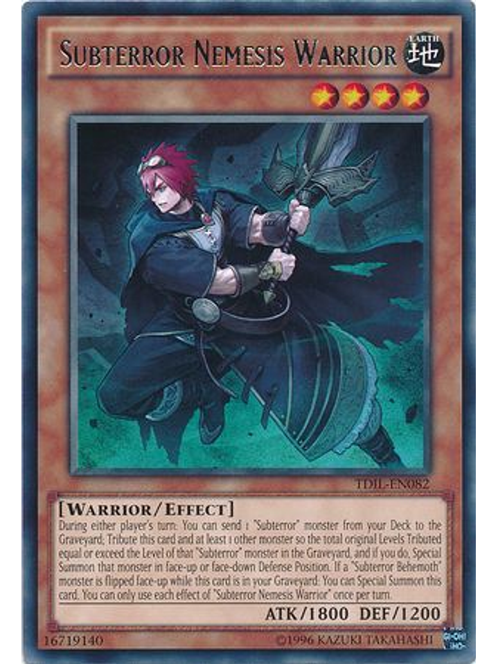 Subterror Nemesis Warrior - TDIL-EN082 - Rare Unlimited 1