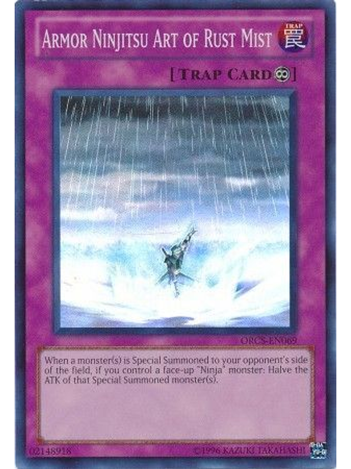Armor Ninjitsu Art of Rust Mist - ORCS-EN069 - Super Rare Unlimited 1
