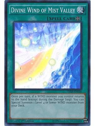 Divine Wind of Mist Valley - THSF-EN056 - Super Rare 1st Edition