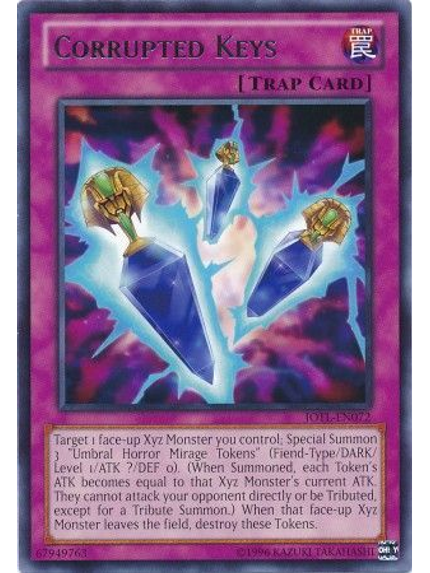 Corrupted Keys - JOTL-EN072 - Rare Unlimited 1