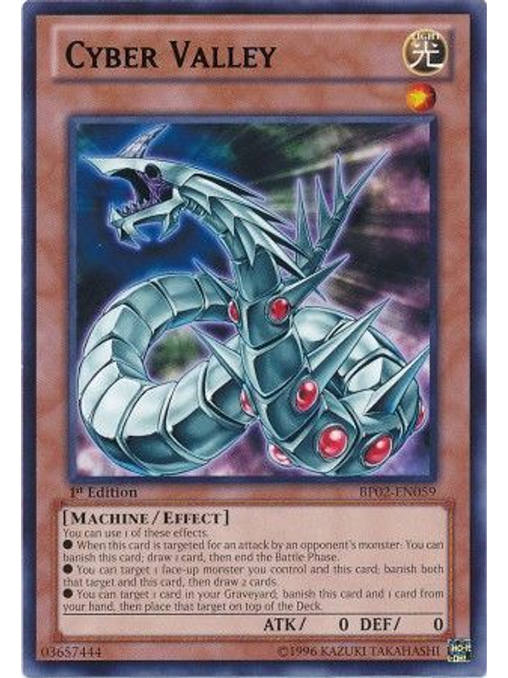 Cyber Valley - BP02-EN059 - Rare 1st Edition 1