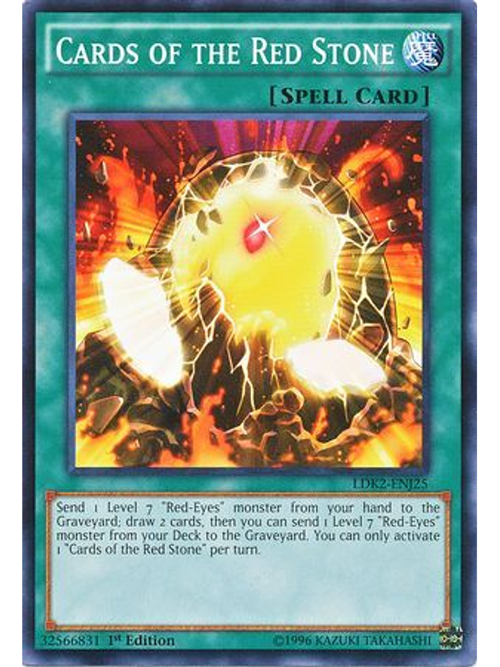 Cards of the Red Stone - LDK2-ENJ25 - Common 1st Edition 1
