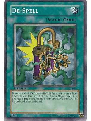 De-Spell - SDJ-029 - Common 1st Edition