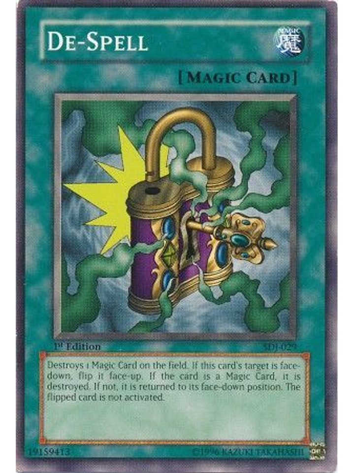 De-Spell - SDJ-029 - Common 1st Edition 1