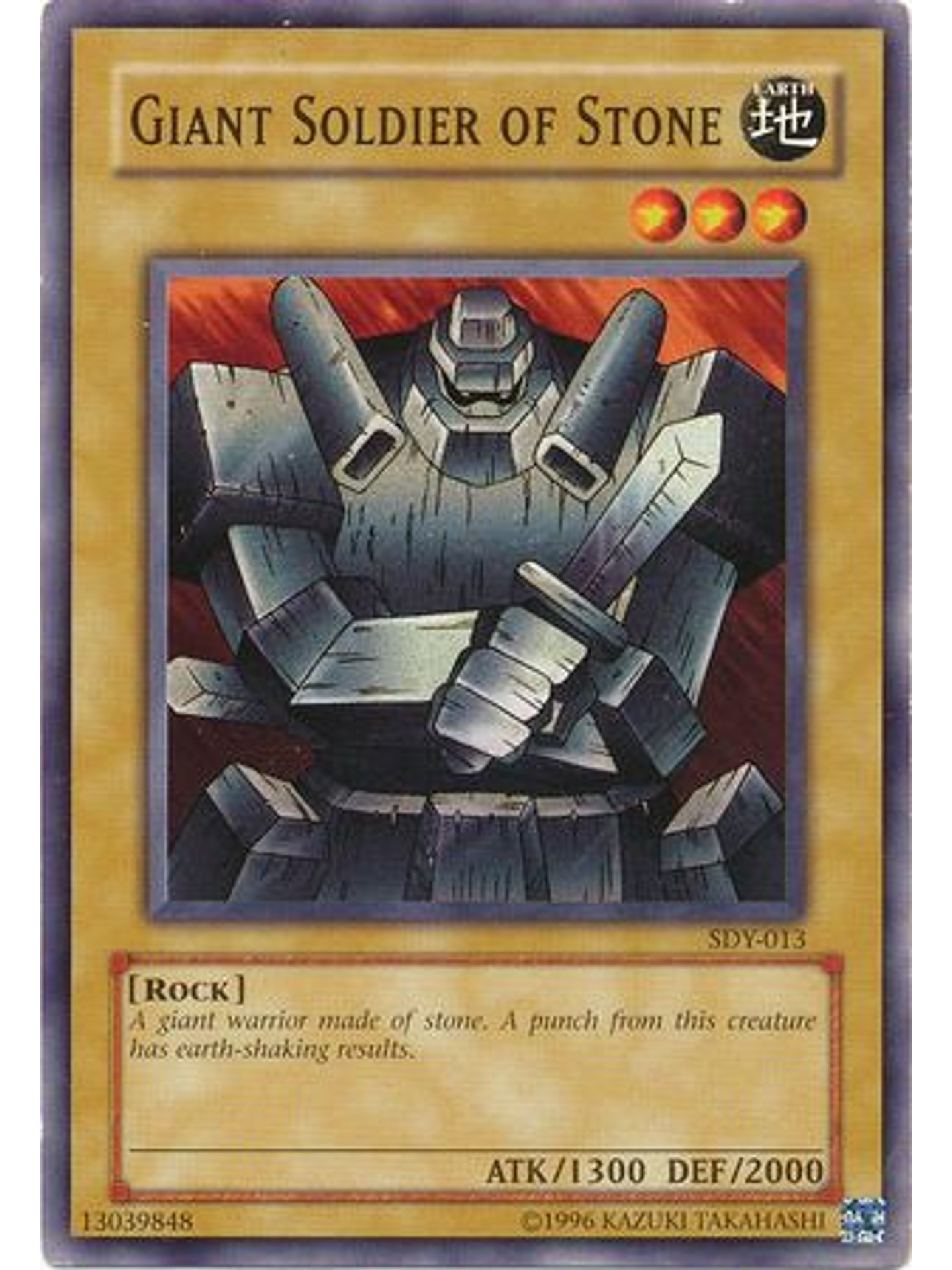 Giant Soldier of Stone - SDY-013 - Common Unlimited 1