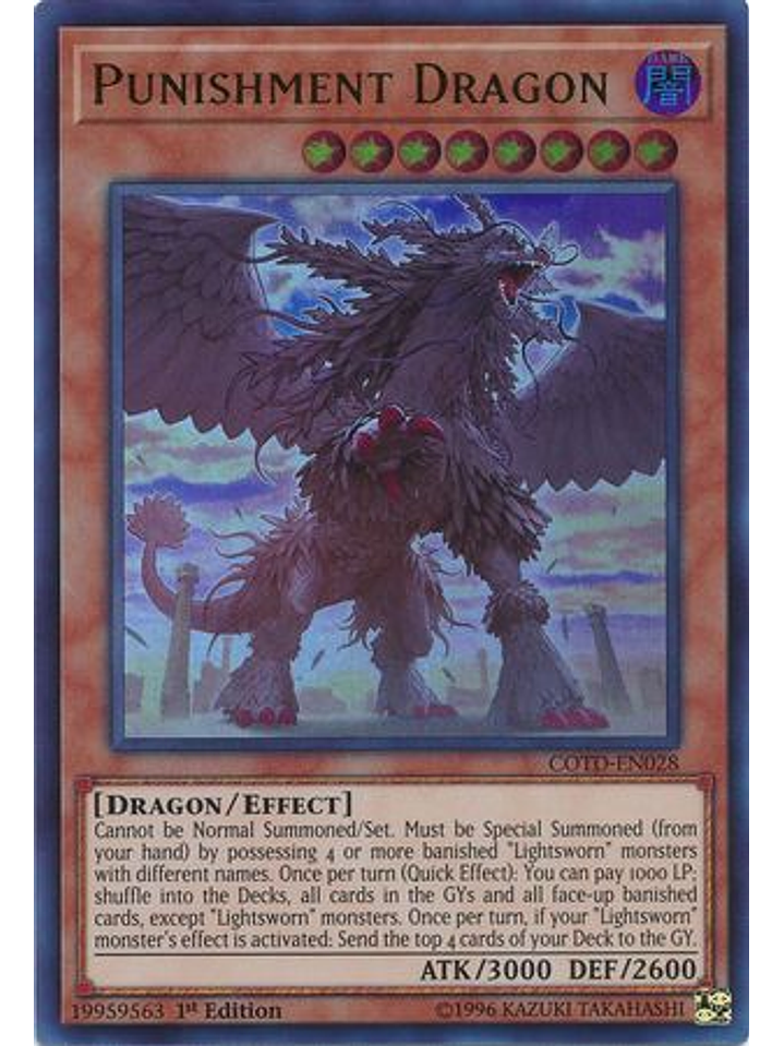 Punishment Dragon - COTD-EN028 - Ultra Rare 1st Edition 1