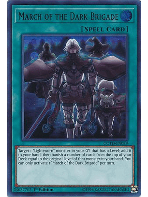 March of the Dark Brigade - COTD-EN059 - Ultra Rare 1st Edition