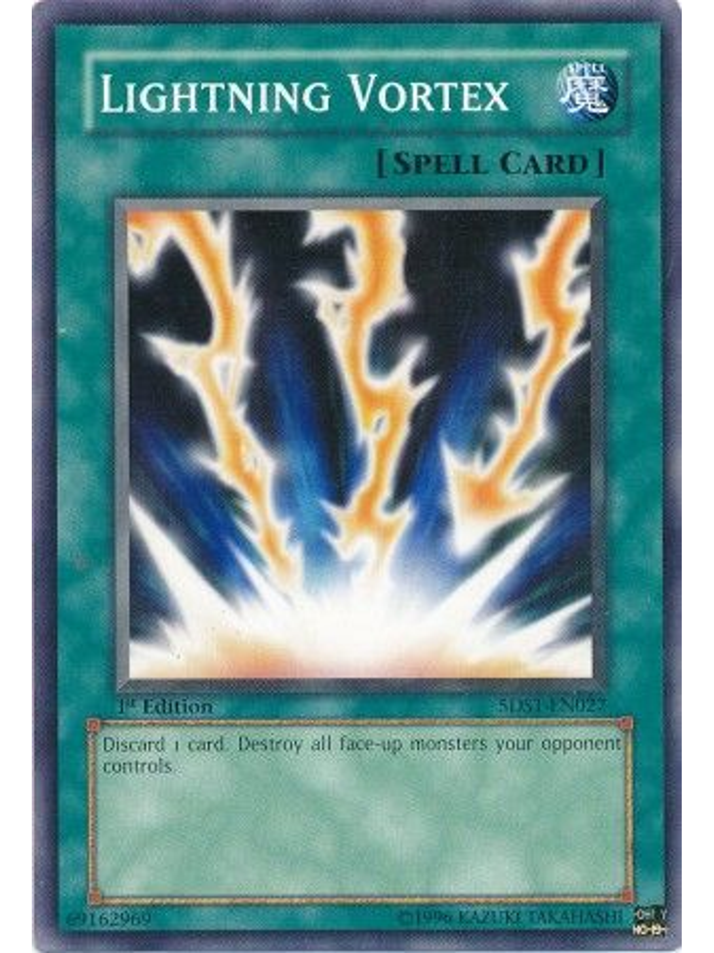 Lightning Vortex - 5DS1-EN027 - Common 1st Edition 1