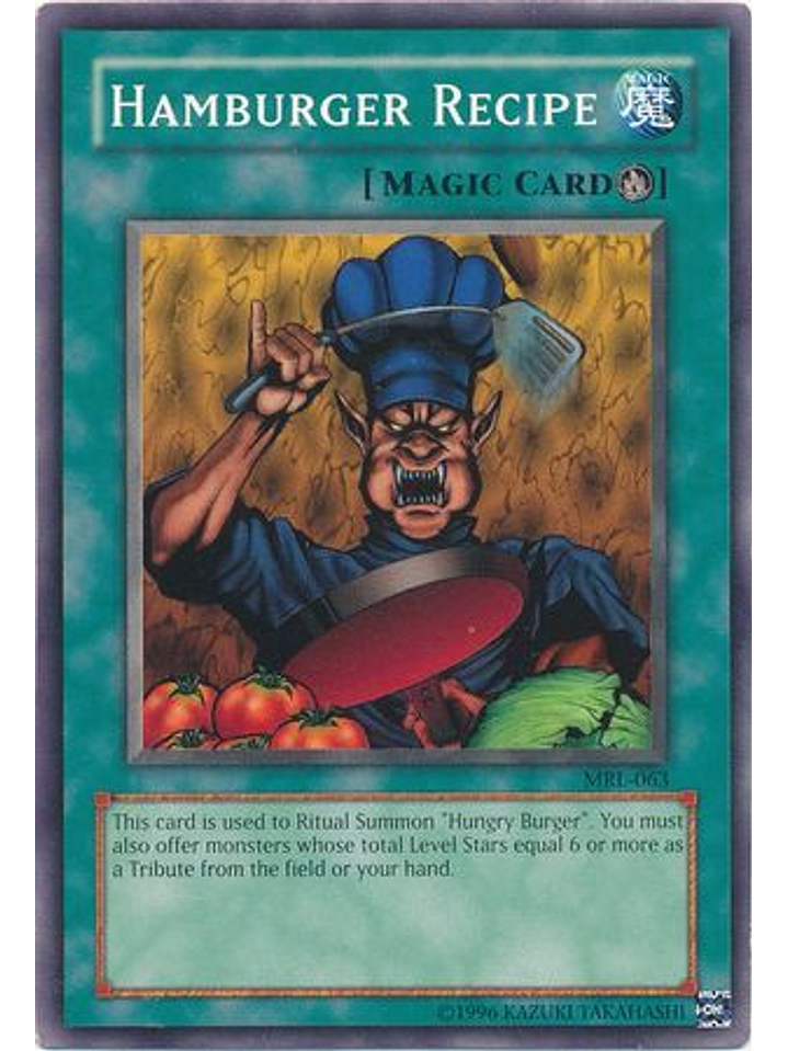 Hamburger Recipe - MRL-063 - Common Unlimited 1