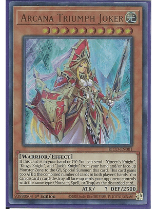 Arcana Triumph Joker - KICO-EN001 - Ultra Rare 1st Edition