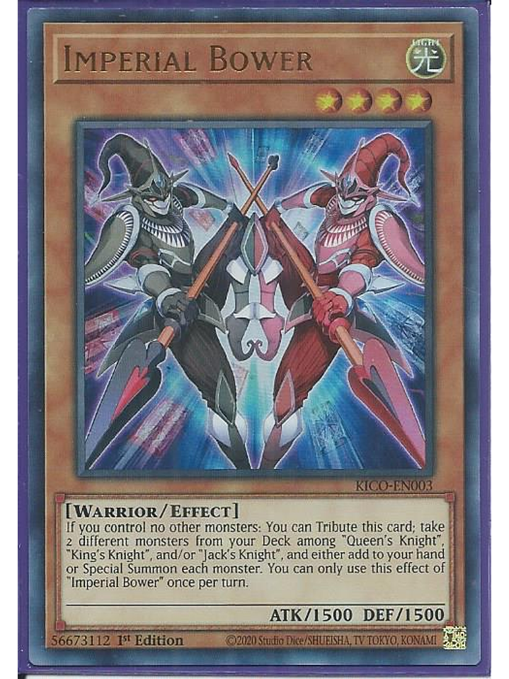 Imperial Bower - KICO-EN003 - Ultra Rare 1st Edition 1