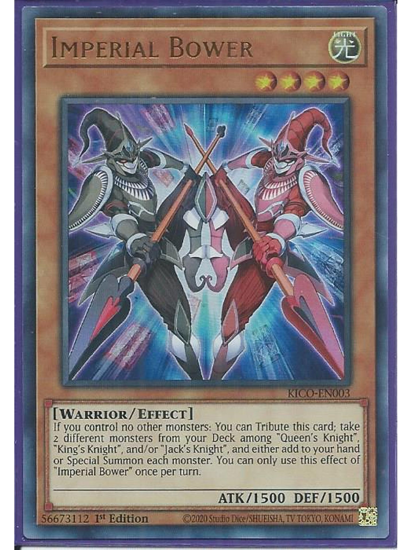 Imperial Bower - KICO-EN003 - Collector's Rare 1st Edition 1