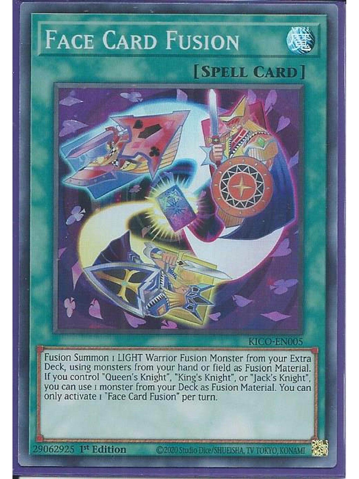 Face Card Fusion - KICO-EN005 - Super Rare 1st Edition 1