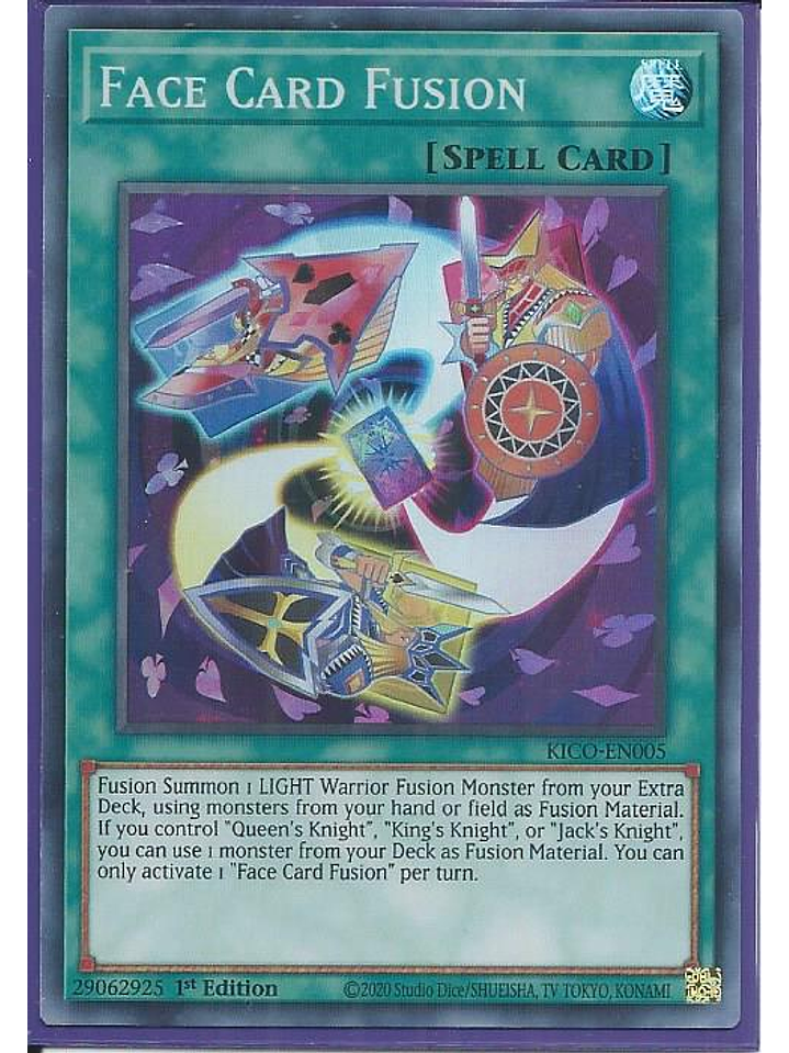 Face Card Fusion - KICO-EN005 - Super Rare 1st Edition 1