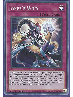 Joker's Wild - KICO-EN007 - Super Rare 1st Edition