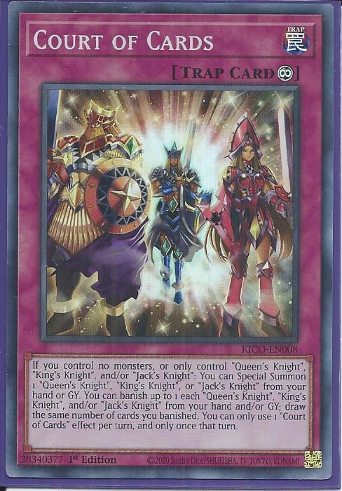 Court of Cards - KICO-EN008 - Super Rare 1st Edition