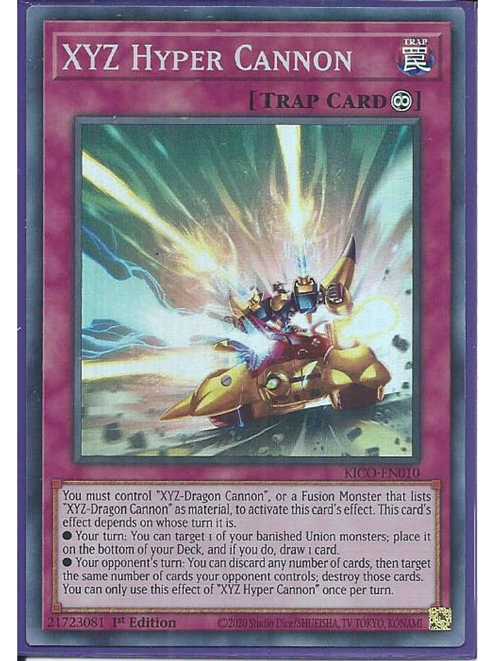 XYZ Hyper Cannon - KICO-EN010 - Super Rare 1st Edition 1