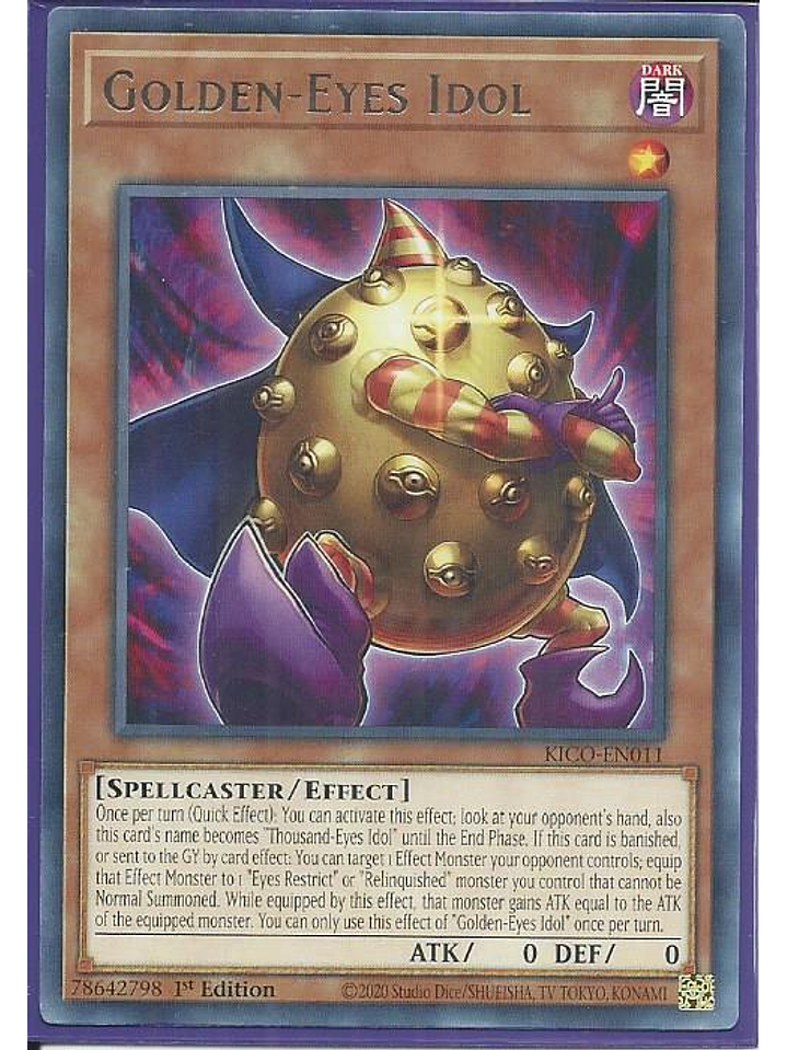 Golden-Eyes Idol - KICO-EN011 - Rare 1st Edition 1