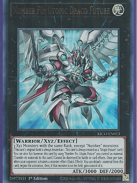 Number F0: Utopic Draco Future - KICO-EN013 - Ultra Rare 1st Edition