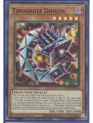 Tindangle Dholes - KICO-EN016 - Super Rare 1st Edition