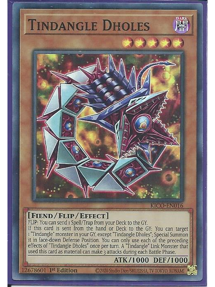 Tindangle Dholes - KICO-EN016 - Super Rare 1st Edition 1