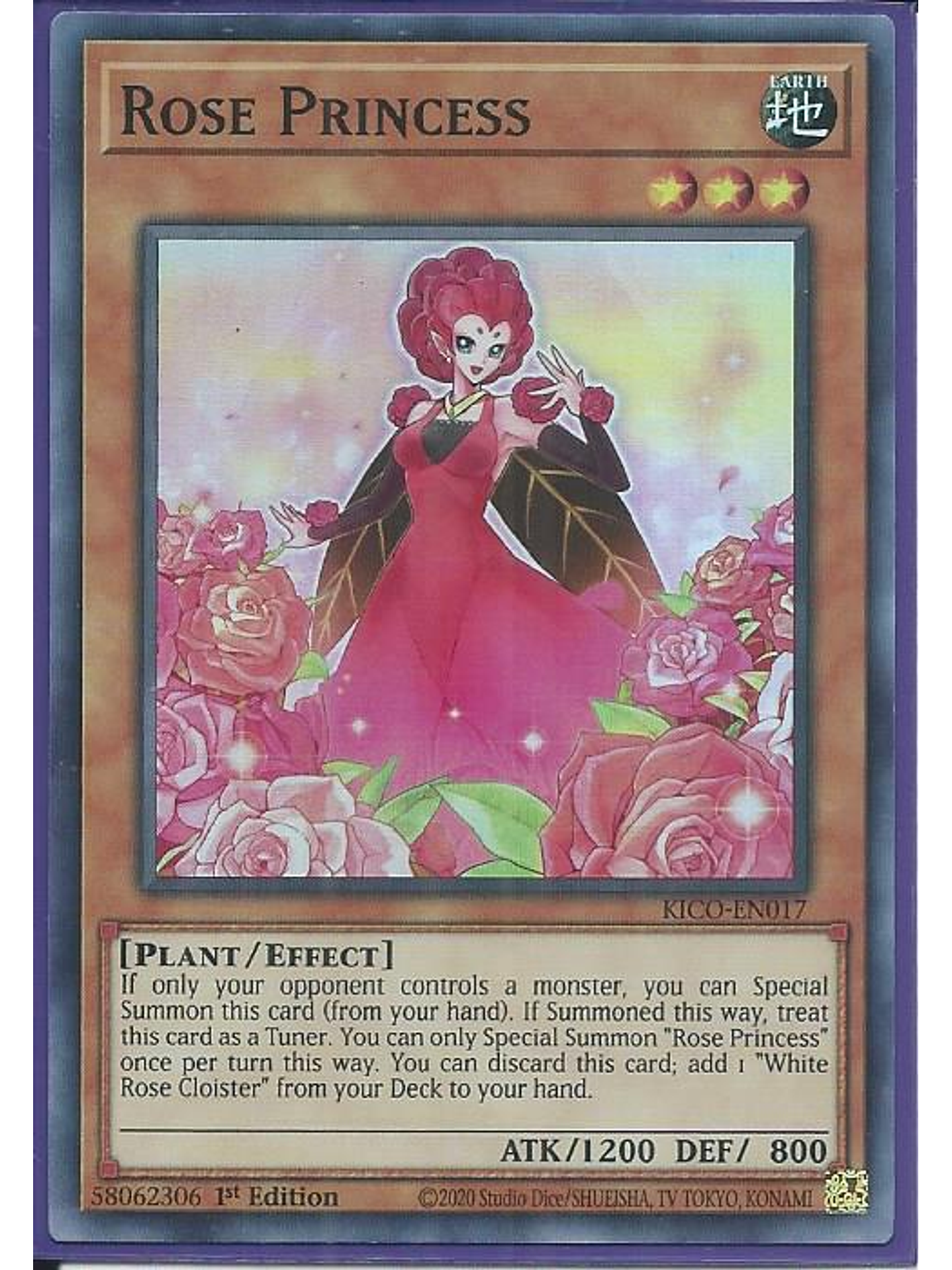 Rose Princess - KICO-EN017 - Super Rare 1st Edition 1