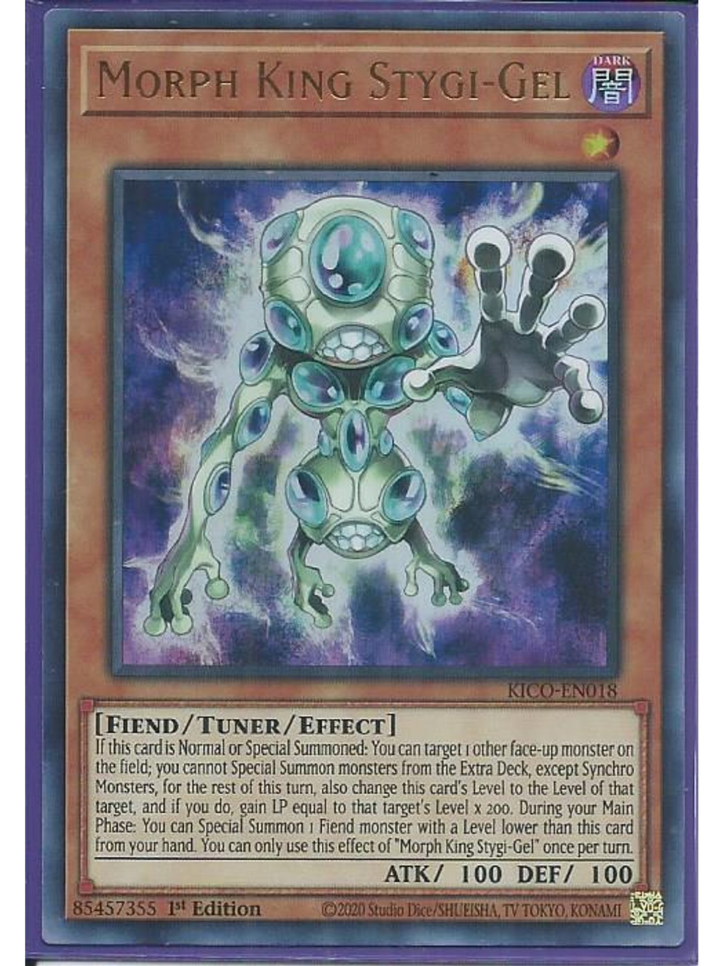 Morph King Stygi-Gel - KICO-EN018 - Ultra Rare 1st Edition 1