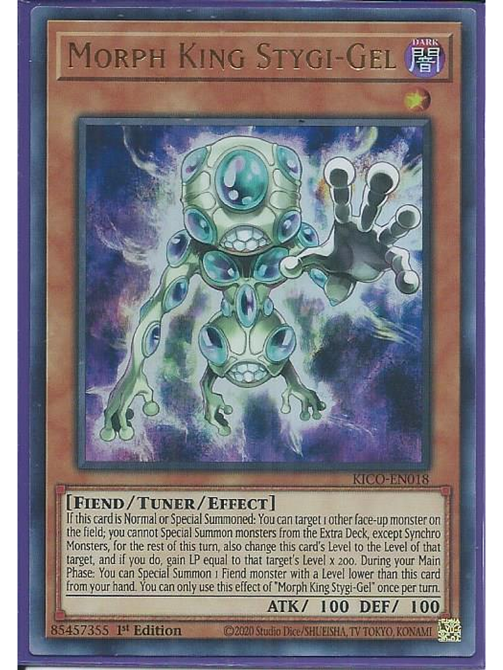 Morph King Stygi-Gel - KICO-EN018 - Ultra Rare 1st Edition 1