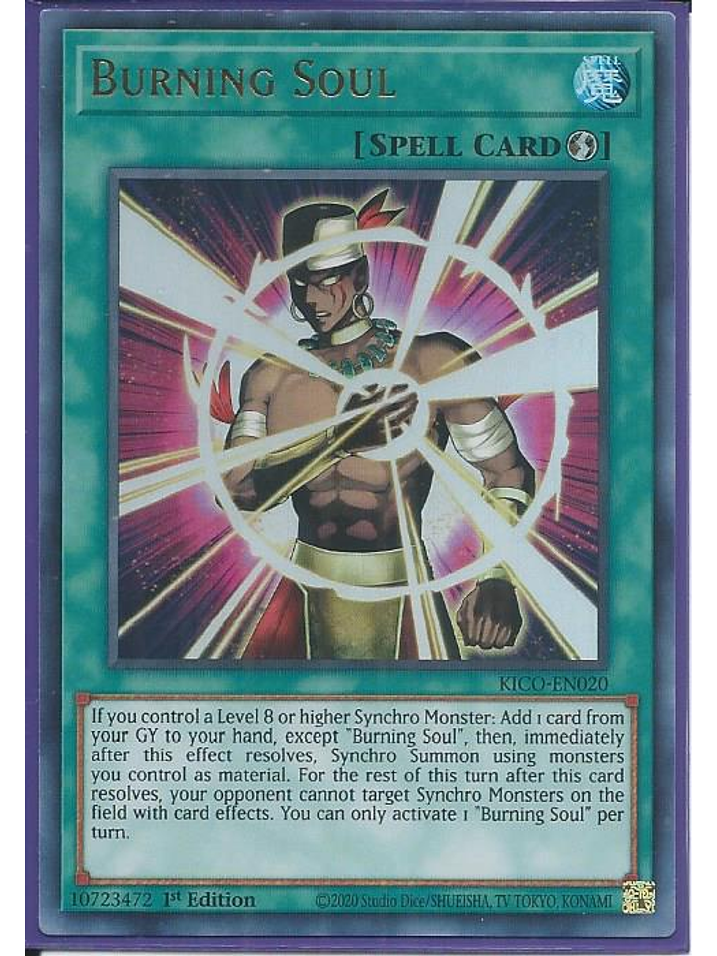 Burning Soul - KICO-EN020 - Ultra Rare 1st Edition 1