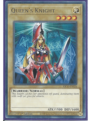 Queen's Knight - KICO-EN026 - Rare 1st Edition