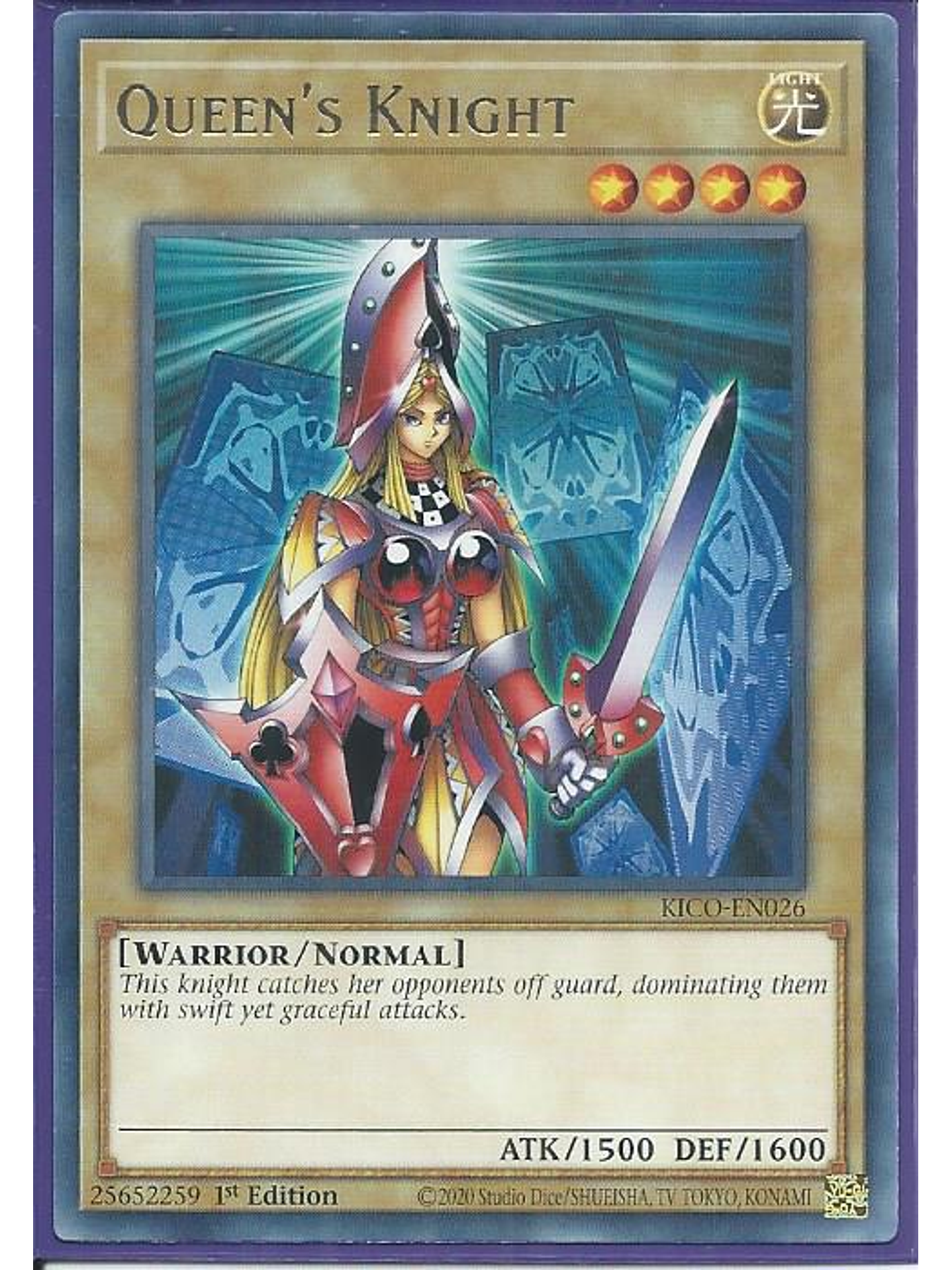 Queen's Knight - KICO-EN026 - Collector's Rare 1st Edition 1
