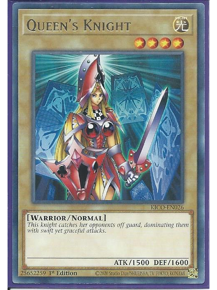 Queen's Knight - KICO-EN026 - Collector's Rare 1st Edition 1