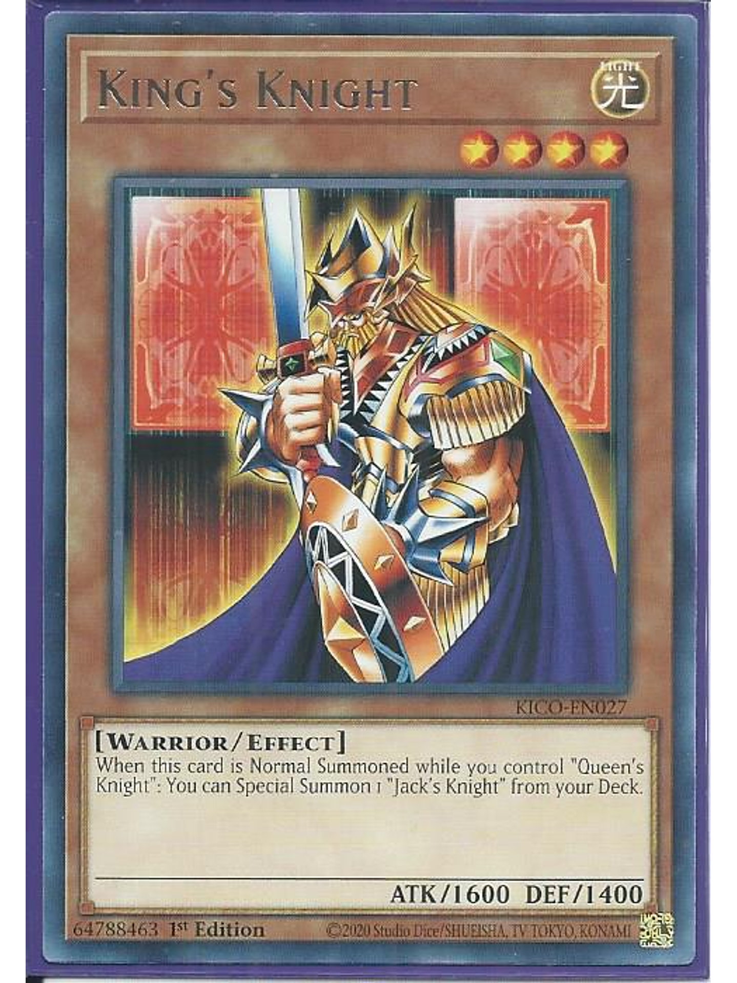 King's Knight - KICO-EN027 - Rare 1st Edition 1