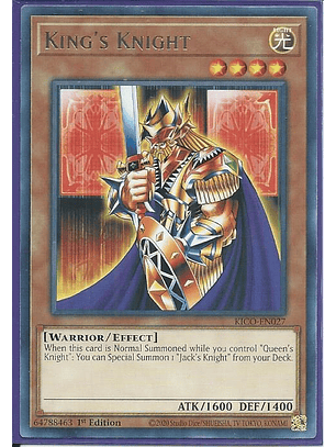 King's Knight - KICO-EN027 - Collector's Rare 1st Edition