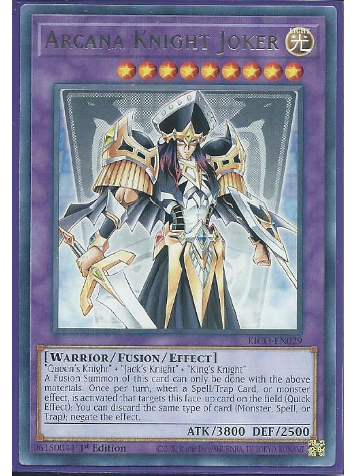 Arcana Knight Joker - KICO-EN029 - Rare 1st Edition 1