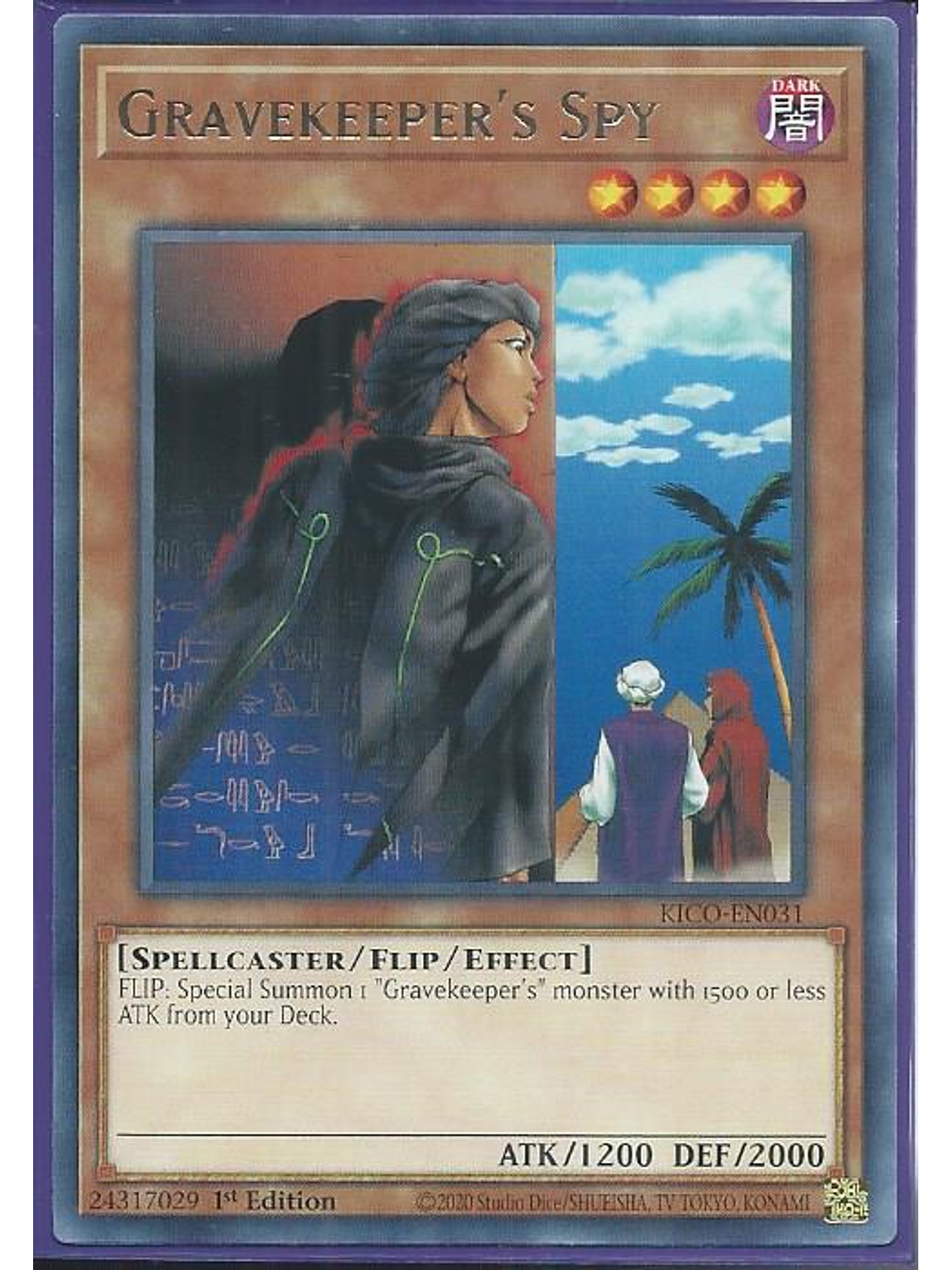 Gravekeeper's Spy - KICO-EN031 - Rare 1st Edition 1