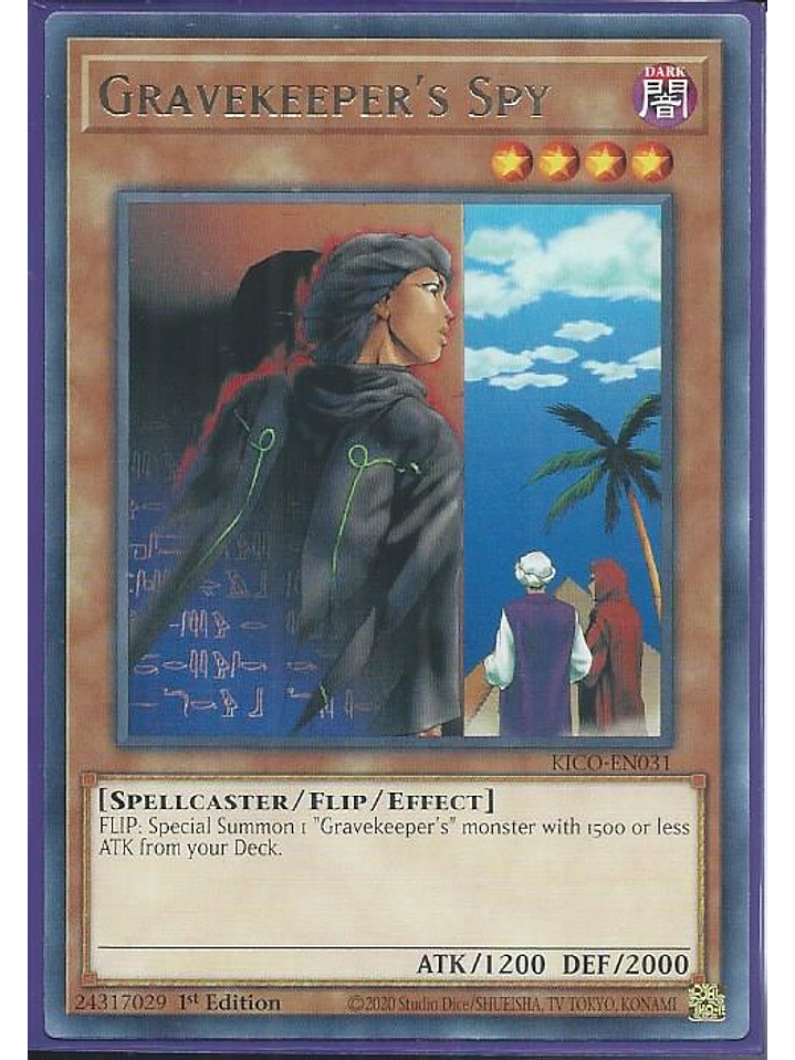 Gravekeeper's Spy - KICO-EN031 - Rare 1st Edition 1