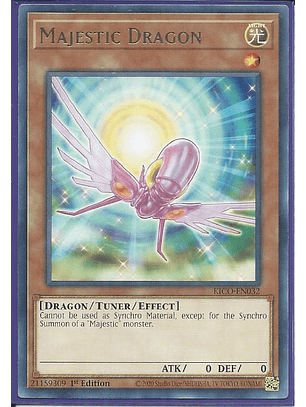 Majestic Dragon - KICO-EN032 - Rare 1st Edition