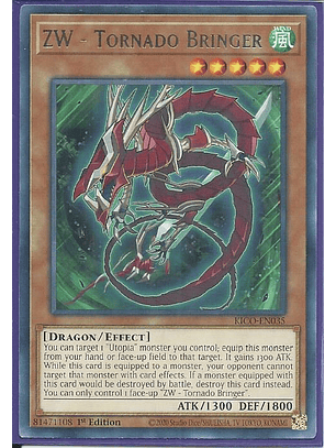 ZW - Tornado Bringer - KICO-EN035 - Rare 1st Edition