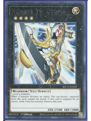 Number 39: Utopia - KICO-EN042 - Rare 1st Edition