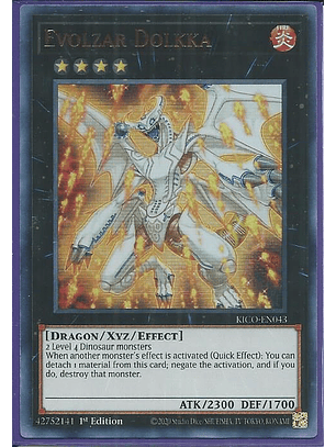 Evolzar Dolkka - KICO-EN043 - Ultra Rare 1st Edition