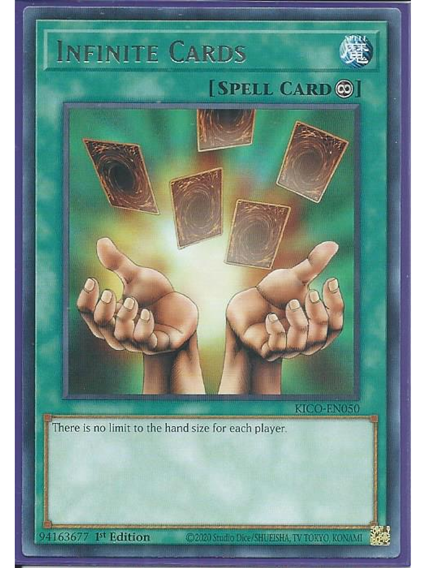 Infinite Cards - KICO-EN050 - Rare 1st Edition 1