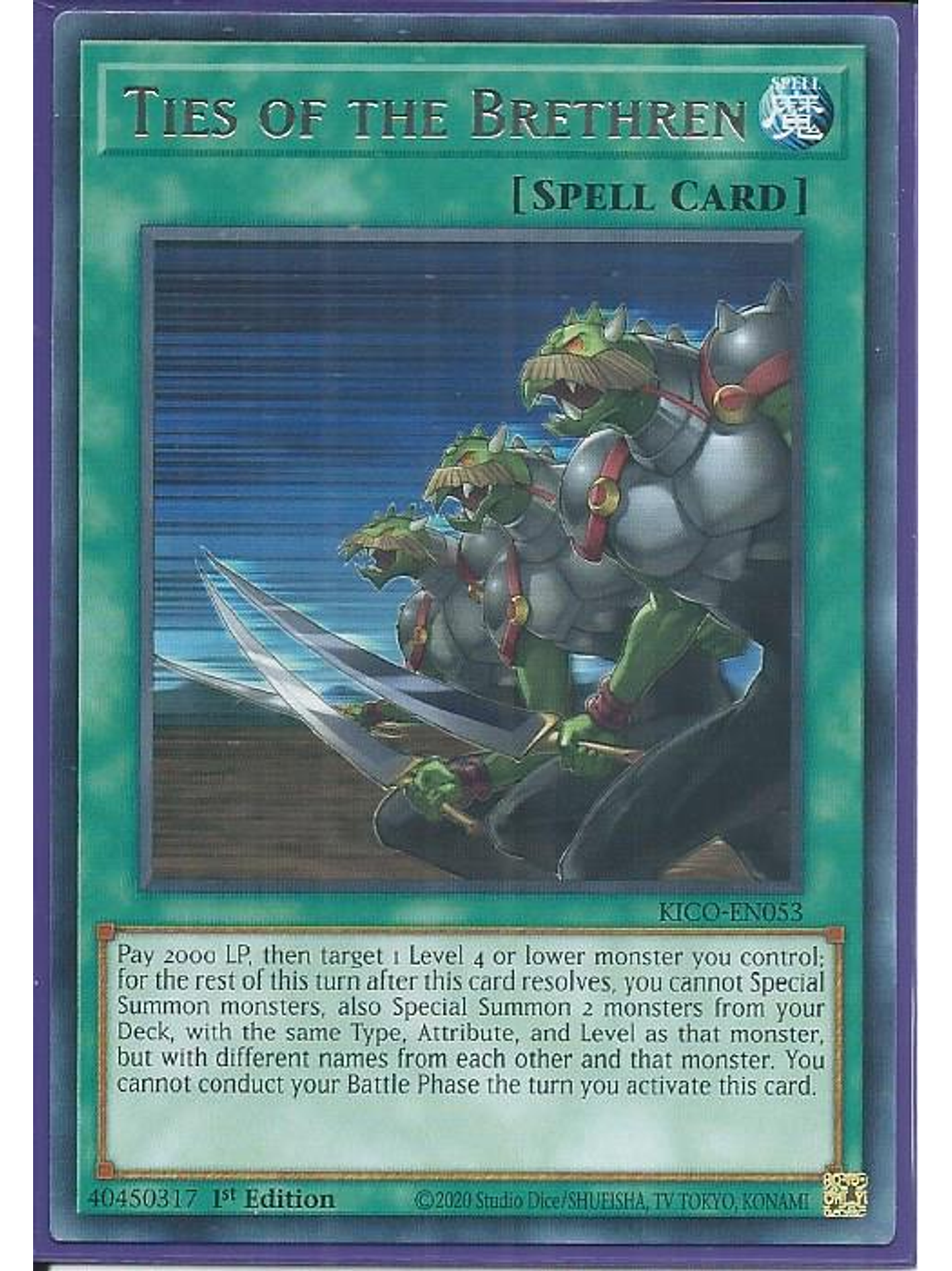 Ties of the Brethren - KICO-EN053 - Rare 1st Edition 1