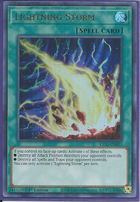 Lightning Storm - KICO-EN057 - Collector's Rare 1st Edition